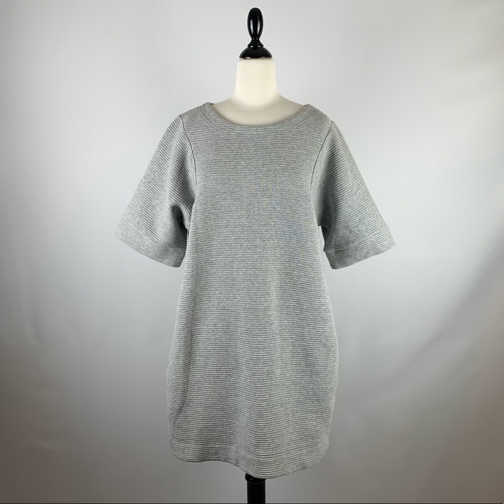 Short Sleeve Sweater Dress/ Tunic w/ Pockets